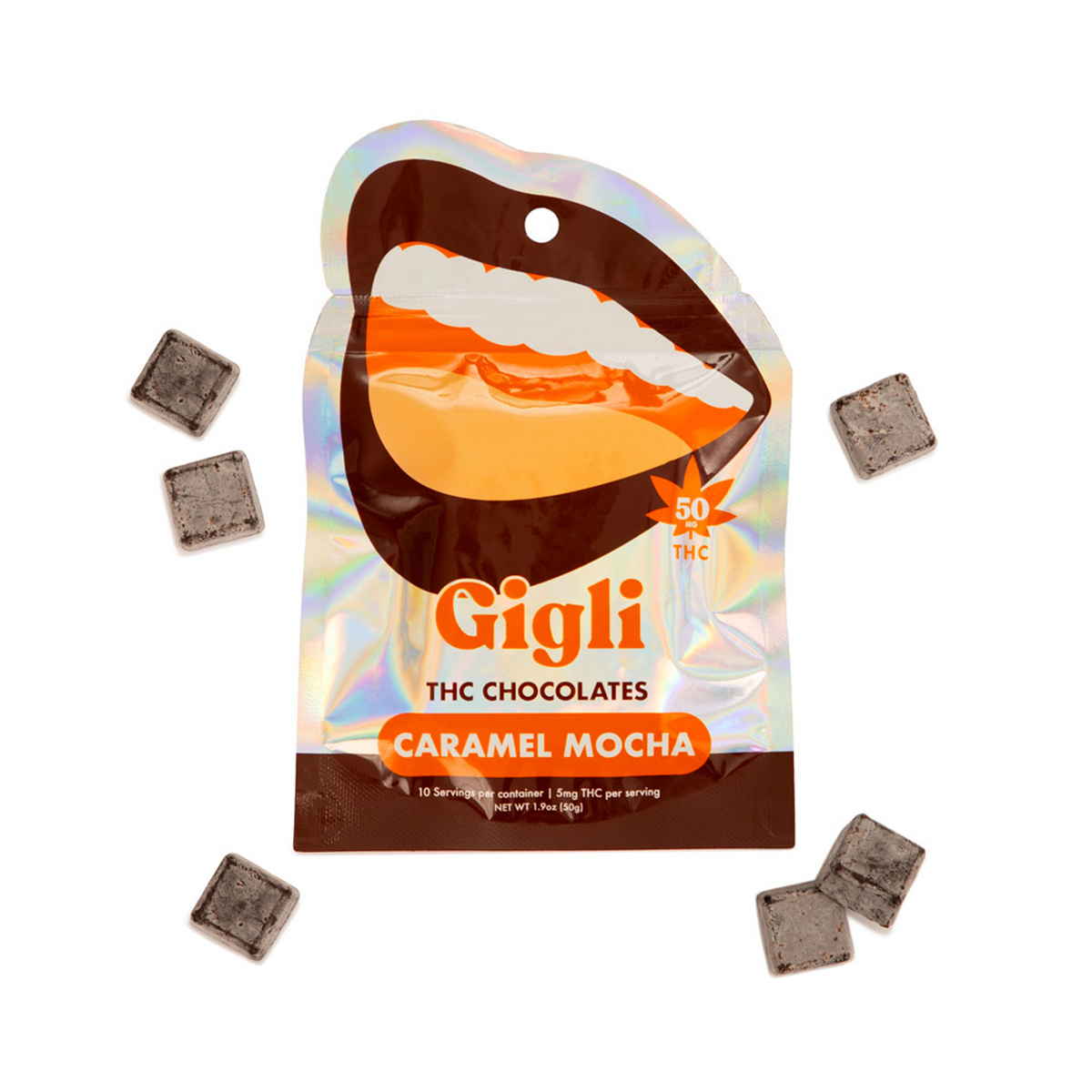 Caramel Mocha THC-Infused Chocolates