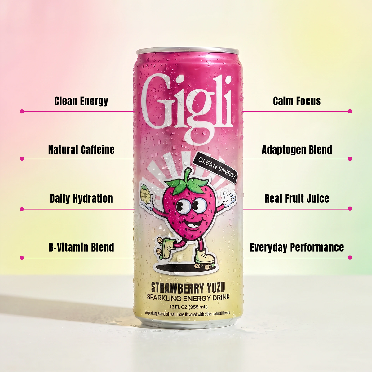 Strawberry Yuzu | Daily Lift | Energy + Strength