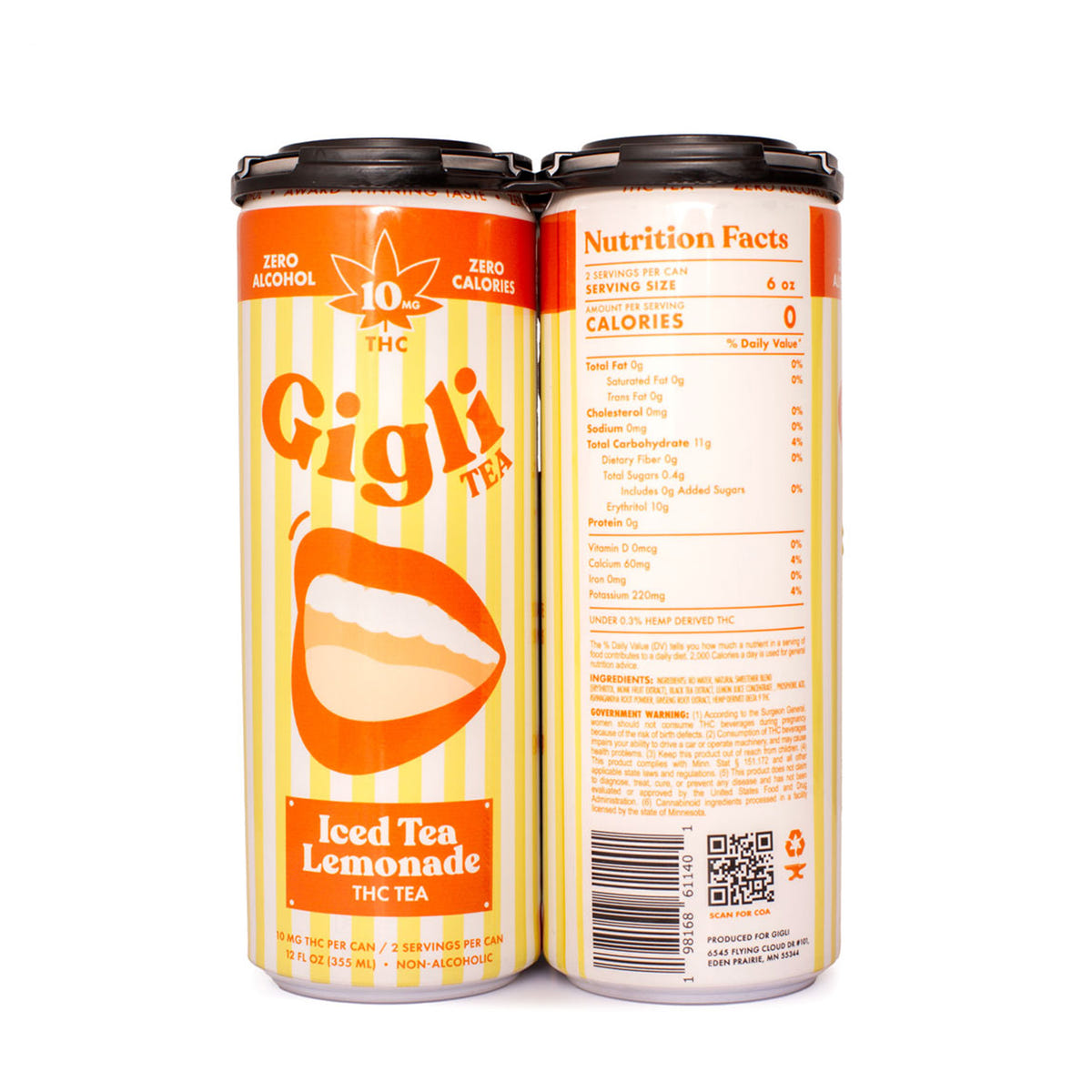 THC-Infused Iced Tea Lemonade