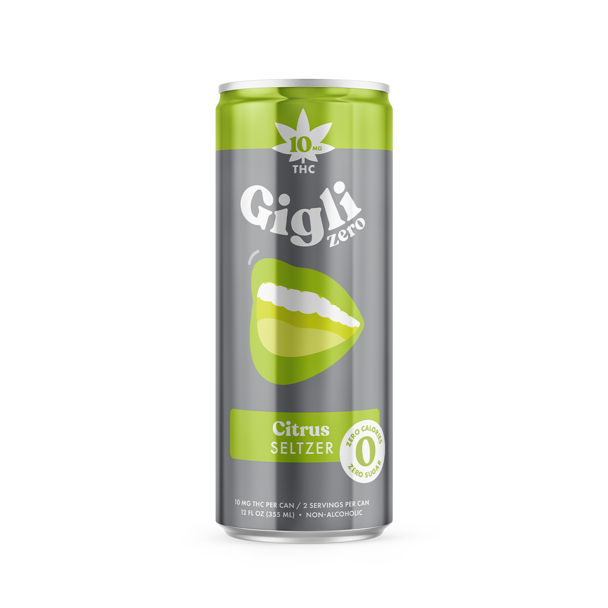 THC-Infused Citrus Seltzer